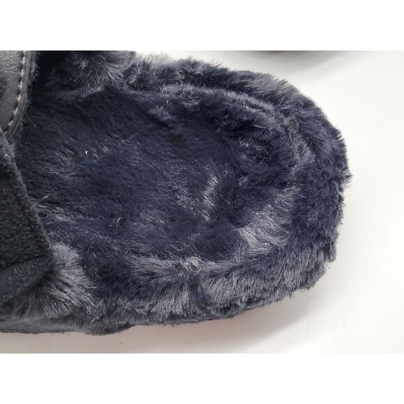 Nike Calm Mule SE Women Faux Fur Comfy Black Slides FZ3119-001 Size 6‎ - Picture 8 of 9